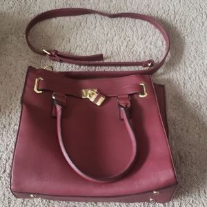 Maroon purse